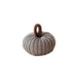 thumbnail image 2 of Calabazas de tela suave de 5 cm | Adornos colgantes preciosos para Halloween, Acción de Gracias y otoño | Juego de 1 | Rosa/Beige/Rojo/Marrón/Morado/Naranja/Gris/Verde, 2 of 6