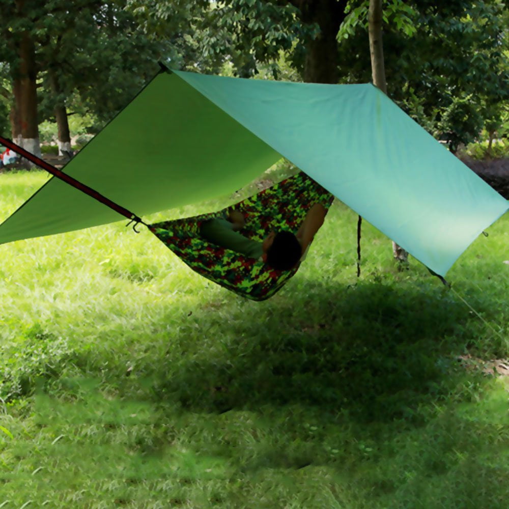 Bâche Imperméable Camouflage 9m² – Tente De Camping, Voile D'ombrage, Hamac, Extérieur