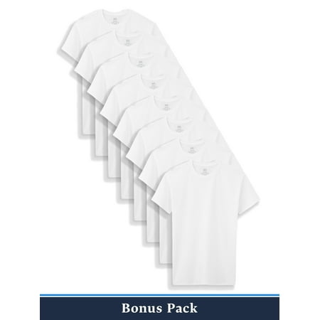 Fruit of the Loom Boys 5+3 Bonus Pack White Crew Undershirts (Little Boys & Big Boys)