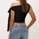 thumbnail image 4 of Xuyuer Women's Collar Sloping Collar Top Sleeveless Button Down Basic Casual Shirt Tank Top Tunic Blouse Shirt Tank Top Work Office Dressy Casual Solid Color Stretchy Shirts 2026, 4 of 5