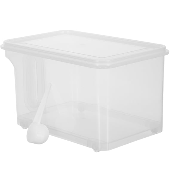 BESTYASH Reusable Transparent Detergent Container for Laundry Room with Moisture Proof Lid