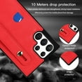 thumbnail image 2 of Case for Samsung Galaxy S22 Ultra (Not S22) with Card Slot Holder, Removable Adjustable Shoulder Strap Lanyard Crossbody Neck Purse Phone Case for Samsung Galaxy S22 Ultra KB Red, 2 of 18