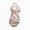 Silver, variant on Girls White Sandals Cute Open Toe Summer Flats Sandals With Rubber Sole Toddler/Little Kid/Big Kid Silver,9