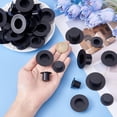 thumbnail image 3 of 40 Pcs 4 Sizes Mini Black Top Hats Plastic Magician Top Hats Christmas Decoration Plastic Mini Hats Miniature Top Hats Craft Gift Accessories for Snowman Decorating Christmas Party Black DIY, 3 of 5