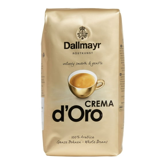 Dallmayr Crema D'Oro Whole Bean Coffee Pack of 2