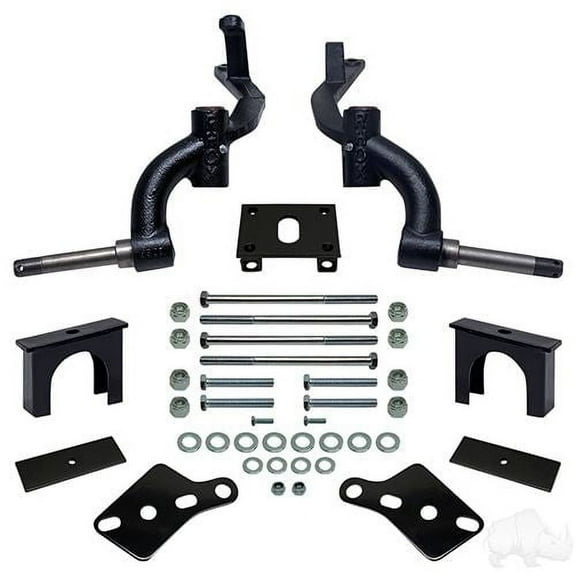 Red Hawk RHOX 3 in. Drop Spindle Lift Kit, Club Car DS Gas 94-03.5 & Electric 84-03.5 - LIFT-301