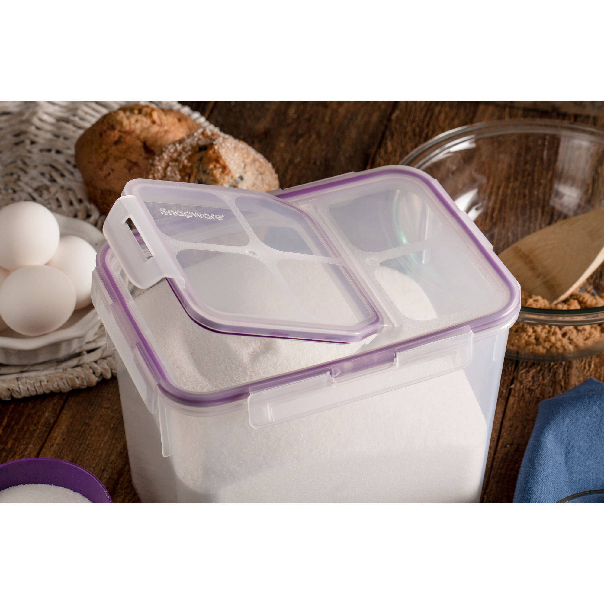Snapware Airtight Food Storage 22.8-Cup Container with Fliptop Lid, Set of 4