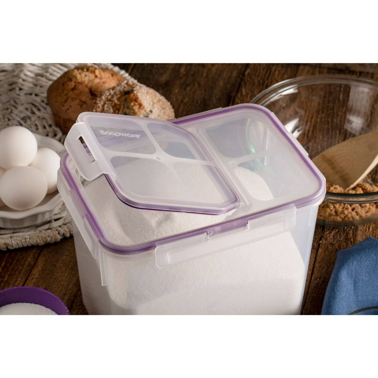 Snapware Rectangle Food Storage Container - Clear/Purple, 23 c - Harris  Teeter