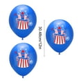 thumbnail image 3 of geerera 3Pcs Fourth Of July Balloons, Decorative Balloons for Independence Day, American Flags Party Balloons, Blue Red White Decor for Fourth of July, Memorial Day, USA Patriotic Party, 3 of 6