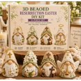 thumbnail image 2 of 3D Beaded Gnome Craft Kit,DIY Handmade Bead Art Set for Kids,Teens & Adults,Beginner-Friendly Craft Activity with Full Materials & Instructions (#011), 2 of 14