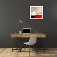thumbnail image 3 of Choisy, Christian 12x12 White Modern Wood Framed Museum Art Print Titled - Bateaux en hiver, 3 of 4