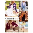 thumbnail image 7 of Anygrew Women's Lightweight Cardigan Casual Shrugs Open Front Cropped Long Sleeve Cardigan Bolero for Dress, 7 of 7