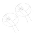 thumbnail image 2 of Soporte redondo para plantas buen efecto decorativo Soporte para trepar flores Estructura de hierro liviano Multifuncional Alta dureza para interiores y exteriores, 2 of 7