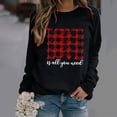 thumbnail image 2 of RKSTN Chandail pour Femmes Décontracté à Manches Longues Blouse à Imprimé de la Saint-Valentin Hauts Chandail Col Rond Coupe Ample Chandail, 2 of 3