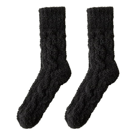 

Women Coral Socks Autumn Winter Plus Thickening Warm Stockings Calcetines Meias