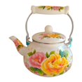 thumbnail image 2 of Hervidor de té esmaltado, jarra para zumo, a prueba de fugas, calentador de agua y leche, agarre cómodo, turco Estilo C, 2 of 9