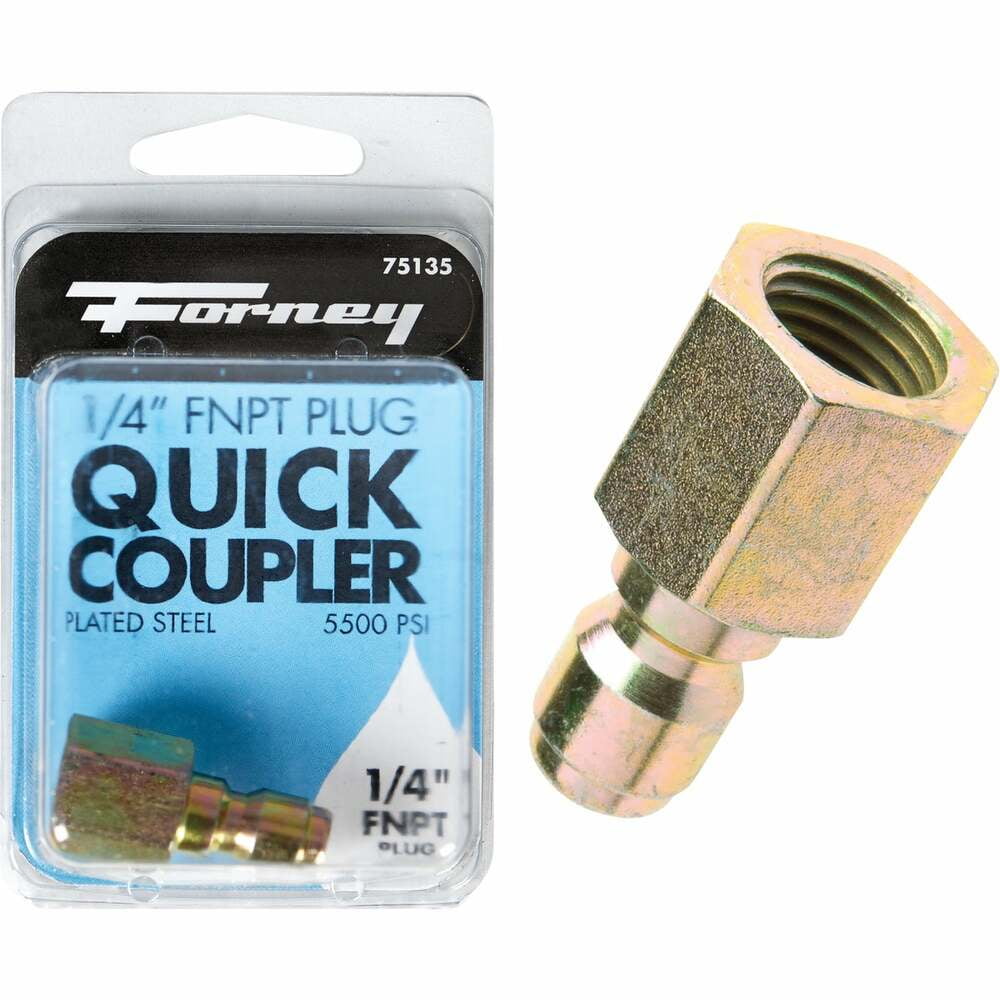 Quick Coupler Plug 1/4-Inch Forney 75135 Pressure Washer Accessories 