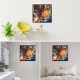 thumbnail image 2 of Otra decoración de pared Kits de pintura de diamante de tigre de 30x40 cm para niños adultos, kits de arte de diamante redondos completos 5d, animales, pintura de gemas artesan, 2 of 5