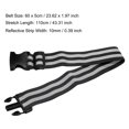 thumbnail image 2 of Uxcell Reflective Belt Bands 2 Inch Strip High Visibility Reflective Running Gear for Cycling Running Black 1 Pack, 2 of 5