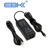 USB Type C 45W Chromebook Charger for HP Chromebook 14 X360 14-ca051wm 14-ca052wm 14-ca091wm ca061dx 14-ca0061dx 14-ca060nr 14-ca020nr 14-ca043cl USB C Power Supply Adapter