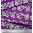 thumbnail image 2 of Soimoi Silk Fabric Leaves & Floral Block Decor Fabric Printed Yard 42 Inch Wide, 2 of 3