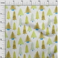 thumbnail image 3 of oneOone Cotton Poplin Twill Olive Green Fabric Tree Sewing Material Print Fabric By The Yard 56 Inch Wide, 3 of 6