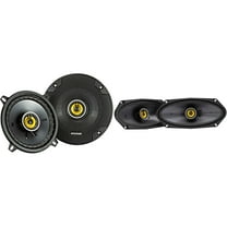 Kicker 46CSC54 CS-Series CSC5 5.25-Inch (130mm) Coaxial Speakers w/ 50CSC4104 4x10" Coaxial Bundle