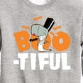 thumbnail image 3 of SpongeBob SquarePants - Boo-tiful - Toddler And Youth Crewneck Fleece Sweatshirt, 3 of 6