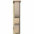 thumbnail image 2 of 6"W x 12"D x 28"H Ridgewood Rough Sawn Corbel w/Backplate, Douglas Fir, 2 of 9