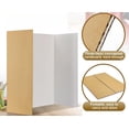 thumbnail image 2 of 8 PCS Tri Fold Display Board- 40" x 28" Trifold Poster Board Hard White Presentation Cardboard for Science Fair, School Projects, and Business Presentations Supply, 2 of 2