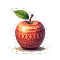 thumbnail image 2 of Yatrandify Colorful Apple Stickers Waterproof Vinyl Stickers Lovely Decorative Stickers for Laptops Notebooks DIY, 2 of 7