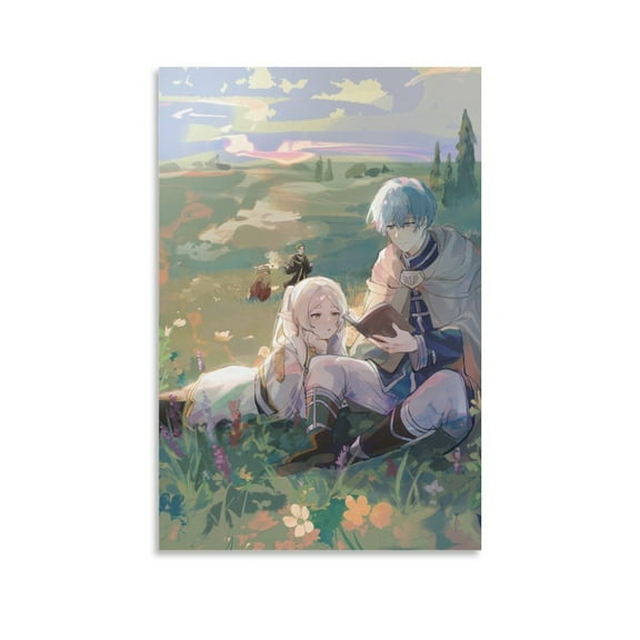 Frieren Beyond Journey's End Manga Poster Canvas Wall Art Prints Poster Gifts Photo Picture Painting Posters Room Decor Home Decorative 16x24inch(40x60cm)