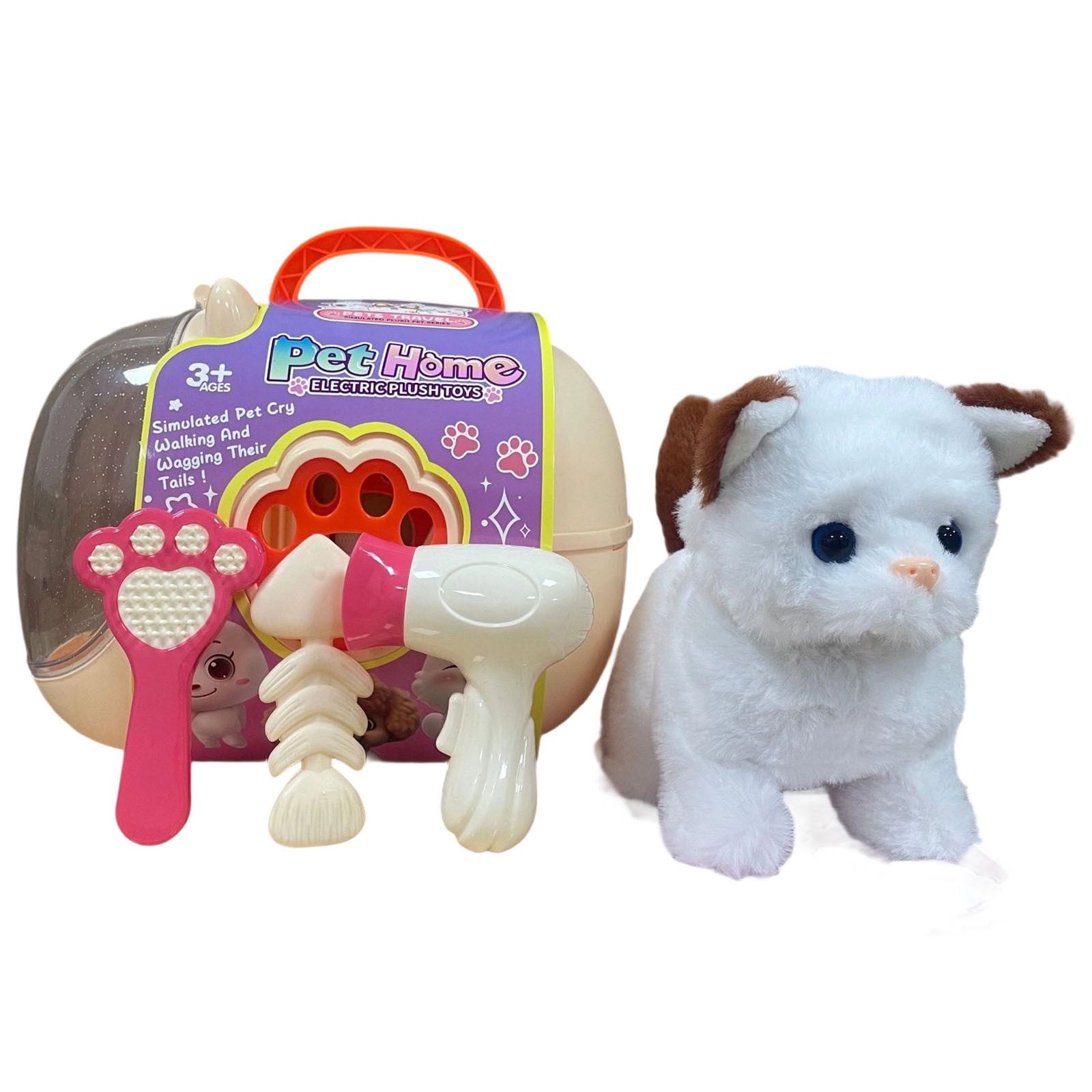 Chien Robot Realistic – Nouveau 2025 – Marche Et Aboie – Peluche – Rechargeable – Cadeau Enfant