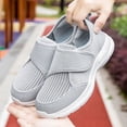 thumbnail image 5 of XIHAHA zapatos para personas mayores para diabéticos, zapatillas de deporte para hombres, además de zapatos ensanchadores de fertilizantes, zapatos ajustables para hinchazón de pies, zapatos antidesli, 5 of 5