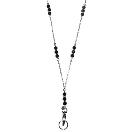 Baumgartens Beaded Id Chain - Hidden Hollow Beads Necklace, 34