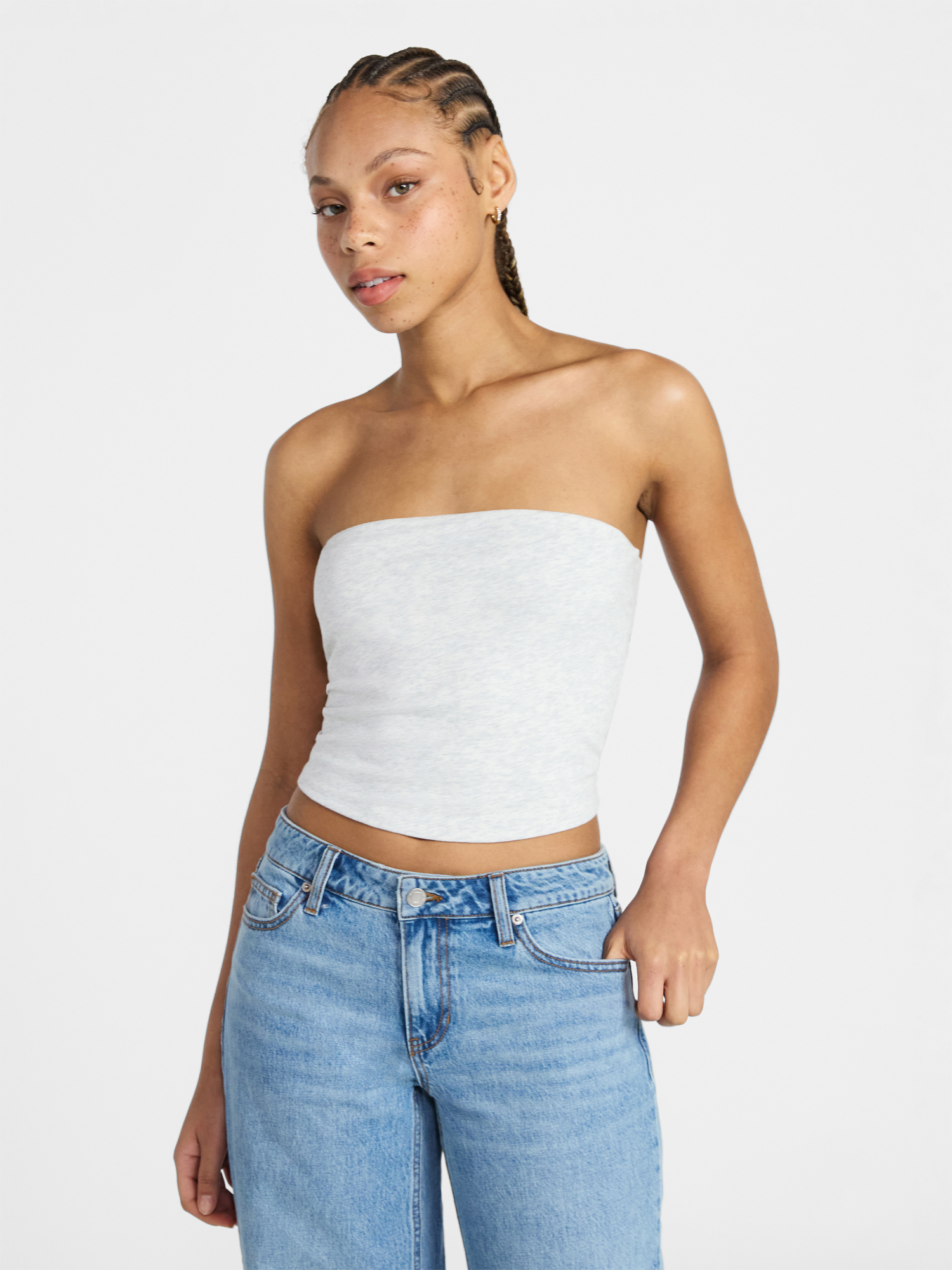 No Boundaries Cropped Tube Top, Women's XXS-XXL