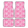 thumbnail image 1 of Balery Breast Cancer Awareness (3) Juego de 4 Alfombrillas para Auto, Revestimientos de Caucho Resistente, Diseño Antideslizante, 1 of 7