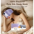 thumbnail image 6 of MUSICOZY 3D Sleep Mask with Bluetooth Headphones, Ice Silk Sleep Headphones with Bluetooth 5.4, Total Blackout Eye Mask for Sleeping, Sleep Soft Mask for Women Men, All Night Sleep, Travel Gift, 6 of 9