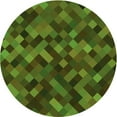 thumbnail image 1 of Ahgly Tapis d'Intérieur Lavable en Machine Carré Transitionnel Vert Lime Foncé, 3 Pieds Carré, 1 of 7