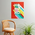 thumbnail image 2 of Society6 Showmemars Ho Ho Ho Christmas typography Poster, 2 of 3