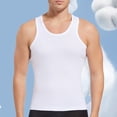 thumbnail image 1 of Lefu Men Summer Cotton Body Shaper Vest Slimming Tummy Control Tight Sports Tank Tops, 1 of 9