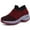 shiny red, variant on Women's Walking Shoes Arch Support Non Slip Work Shoes Breathable Knit Upper Lightweight for Plantar Fasciitis