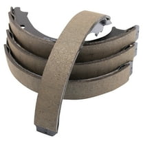 TRQ Rear Parking Brake Shoe Set Fits Select 2006-2010 Jeep Commander 2005-2010 Grand Cherokee