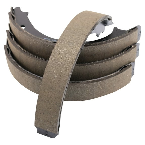 TRQ Rear Parking Brake Shoe Set Fits Select 2006-2010 Jeep Commander 2005-2010 Grand Cherokee