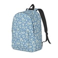 thumbnail image 1 of Balery Floral Retro Style Mochila Clásica Impresa Básica para Viaje, Mochila Escolar Resistente al Agua, Mochila de Lona con Correas Ajustables-Medium, 1 of 5