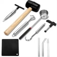 thumbnail image 1 of Juego de Herramientas para Abrir Cocos, Herramienta Segura y FáCil de Abrir para Cocos JóVenes, Kit en para Abrir Nueces de de Acero Inoxidable de Alimenticio, 1 of 5