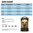 thumbnail image 4 of Disketp Vintage Pattern Bald Eagle Sleeveless Tshirts for Men, Muscle Shirts for Men Dry Fit Tank Top-Medium, 4 of 5