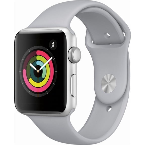 Restored Apple Watch Series 3 GPS Smart Watch with Sport Band, 15 Hour Battery Life, 0.046 Kilogram