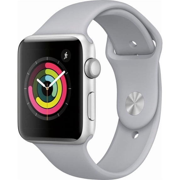 Restored Apple Watch 42mm Series 3 GPS Only with Sport Band MQL12LL/A (Refurbished)