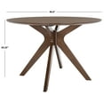 thumbnail image 3 of SAFAVIEH Couture Carolee 46" Round Dining Table, Walnut, 3 of 12